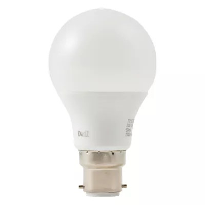 Ampoule LED A60 B22 470lm 4.2W = 40W Ø6cm Diall blanc neutre