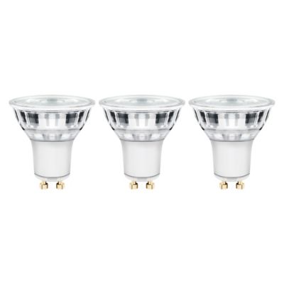 3 ampoules LED GU10 spot 4,5W=50W blanc neutre