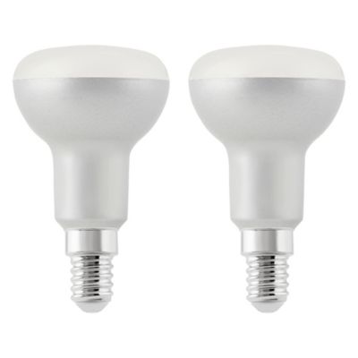 Lot 2 ampoules LED Réflecteur (R50) E14 806lm 7.3W = 60W Ø5cm Diall blanc chaud