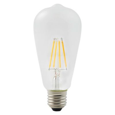 Ampoule à filament ST64 LED Diall E27 4,5W=40W blanc chaud