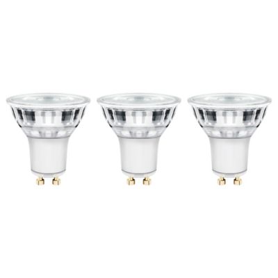 Lot 3 ampoules LED spot réflecteur GU10 345lm 3.6W = 35W Ø5cm Diall blanc neutre