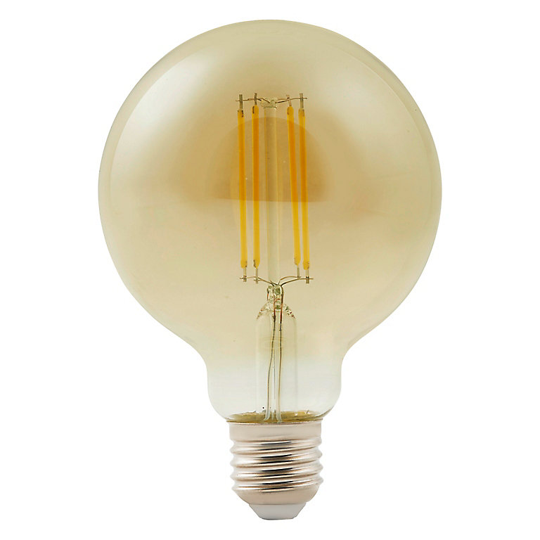Ampoule LED décorative Diall globe Ø 95mm E27 9W=60W blanc