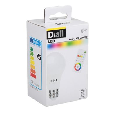 Ampoule Led Diall Gls E27 10w 60w Telecommande Castorama