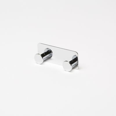 Patère 2 têtes Koros chrome GoodHome