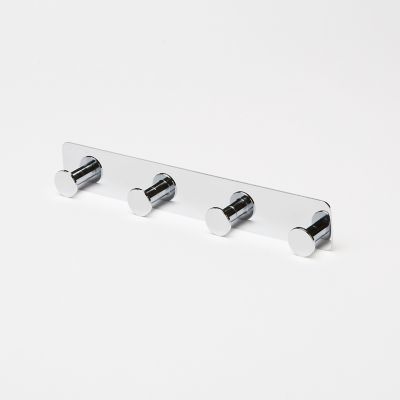 Patère 4 têtes Koros chrome GoodHome