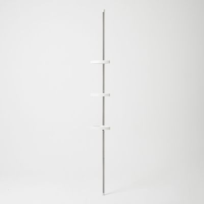 Barre de douche télescopique Koros avec paniers en plastique GoodHome