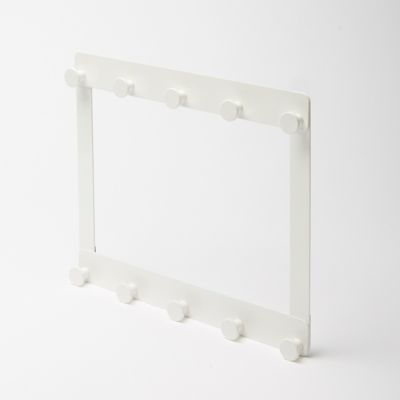 GoodHome - Patère 2x5 têtes Koros blanc GoodHome