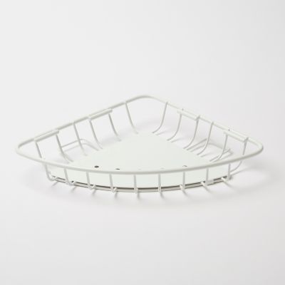 Panier filaire d'angle Koros blanc GoodHome