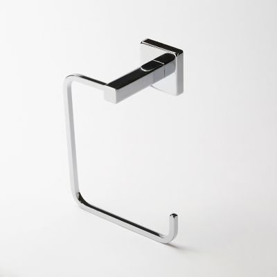 GoodHome - Anneau porte serviettes Alessano chromé GoodHome