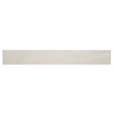 Plinthe blanche 8 x 60 cm Soft Travertin (vendue à la pièce)