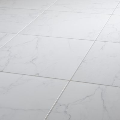 Carrelage sol blanc 45 x 45 cm Elegance Marble
