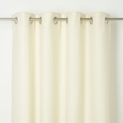 Rideau GoodHome Kosti crème l.140 x H.260 cm
