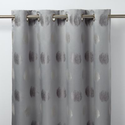 Rideau GoodHome Kolla gris l.140 x H.260 cm