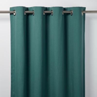 Rideau GoodHome Taowa vert bleu l.140 x H.260 cm
