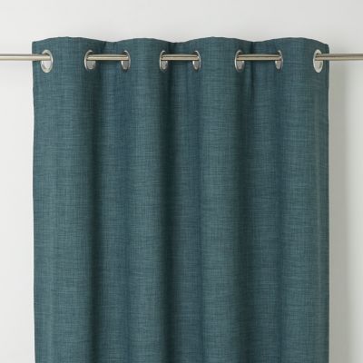GoodHome - Rideau GoodHome Novan vert l.140 x H.260 cm