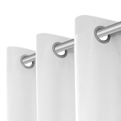 Rideau GoodHome Hiva ivoire l.140 x H.260 cm