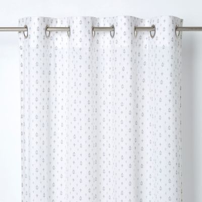 GoodHome - Voilage Galène GoodHome Country blanc l.140 x H.260 cm