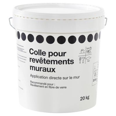Colle pour revêtements muraux fibre de verre 20 kg