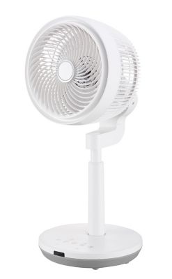 Ventilateur de table FSF-C-2 BLYSS oscillation horizontale et verticale hauteur réglable 6Â fonctions 4Â vitesses blanc