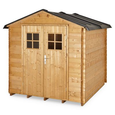 Abri de jardin bois Blooma Wouri  3 8 m² ép.19 mm