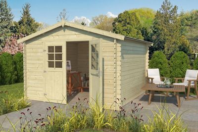 Abri de jardin bois Blooma Tallinn  8 2 m² ép.28 mm