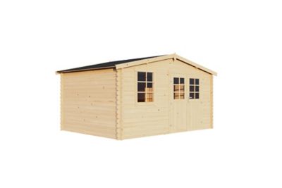 Abri De Jardin Bois Riga 12 M Ep 34 Mm Castorama