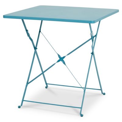 Table de jardin pliante en métal Saba Biscay Bay 70 x 70 cm