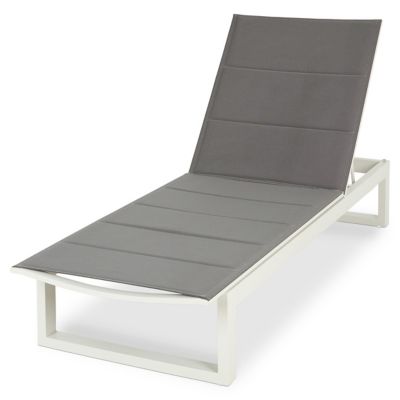 Bain de soleil métal et toile Blooma Riccia