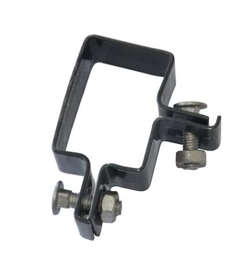 Collier d'angle pour poteau rectangulaire Blooma gris