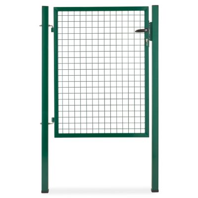 Portillon pour clôture grillagée à poteaux carrés Blooma vert 100 x h.120 cm