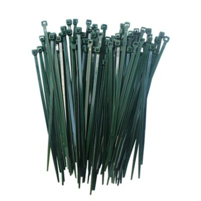 Lot de 100 colliers de serrage Blooma vert