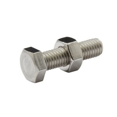 10 boulons tête héxagonale inox 8 x 30 mm