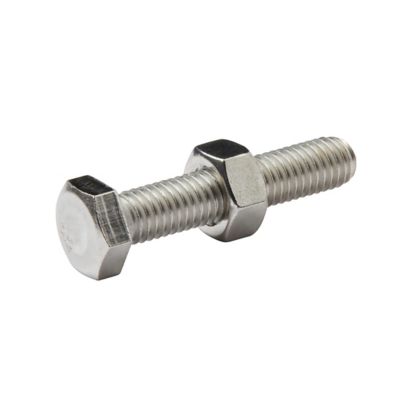 10 boulons tête héxagonale inox 8 x 40 mm