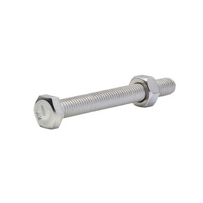 10 boulons tête héxagonale inox 8 x 70 mm