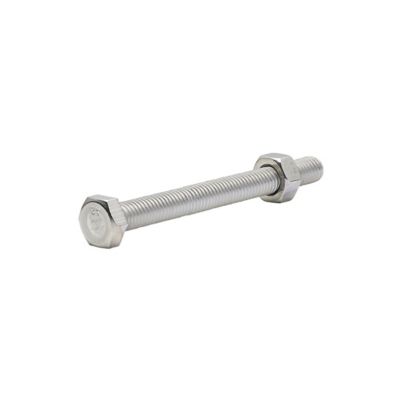 10 boulons tête héxagonale inox 8 x 80 mm