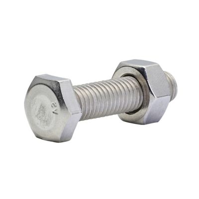 10 boulons tête héxagonale inox 10 x 40 mm
