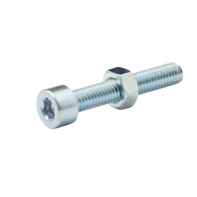 20 boulons tête cylindrique acier zingué 5 x 30 mm