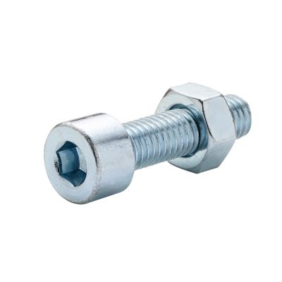 Diall - 20 boulons tête cylindrique acier zingué 8 x 30 mm