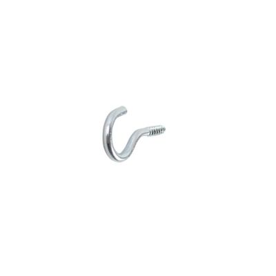 Diall - Crochet rond à visser en acier zingué 30x15 mm - 200 pièces
