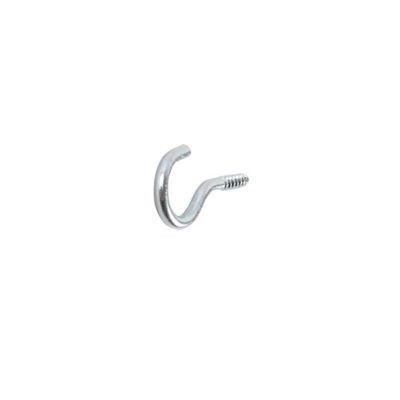 Diall - Crochet rond à visser en acier zingué 30x15 mm - 10 pièces