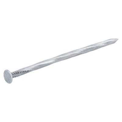 Diall - Clous torsadés en acier galvanisé 3,4x80 - 1kg