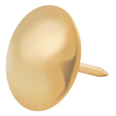 Diall - Clous tapissiers en acier plaqués en laiton 18 x 23 mm - 50 pièces