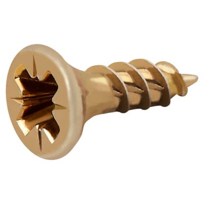 Vis à bois Turbodrive Premium pozidriv zinguée jaune 3.5x12 mm - 100 pièces