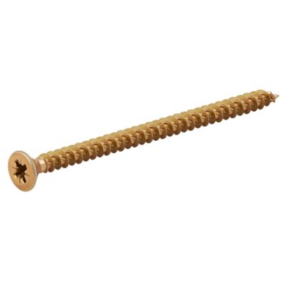 Vis à bois Turbodrive Premium pozidriv zinguée jaune 4x60 mm - 500 pièces