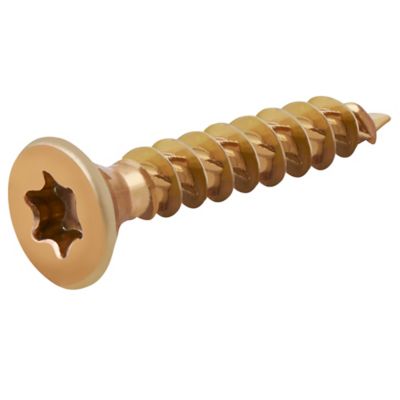 Vis à bois Turbodrive Premium torx zinguée jaune 3.5x20 mm - 100 pièces