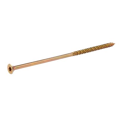 Vis à bois Turbodrive Premium torx zinguée jaune 6x160 mm - 100 pièces