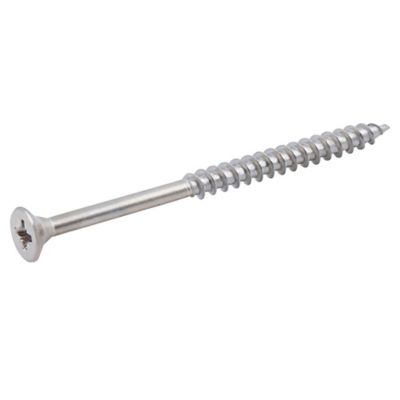 Vis à bois en acier inoxydable A2 pozidriv 6x100 mm - 20 pièces