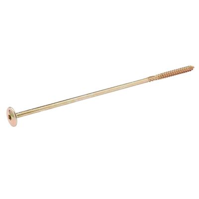 Vis pour charpente en bois zinguée jaune 8x280 mm - 1 pièce