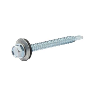 Diall - Vis de bardage zinguée 5,5x60 mm - 50 pièces
