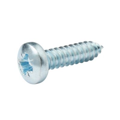 Vis zinguée autoperceuses à tête cylindrique, 6,3x25 mm - 25 pièces